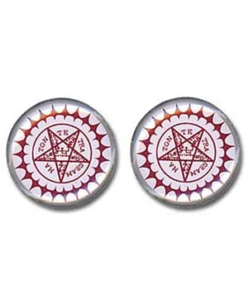 Black Butler Pentagram Earrings