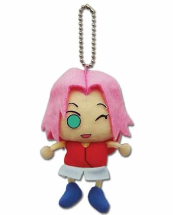 Sakura Plush Keychain