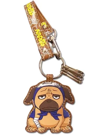 Naruto Pakkun Leather Keychain