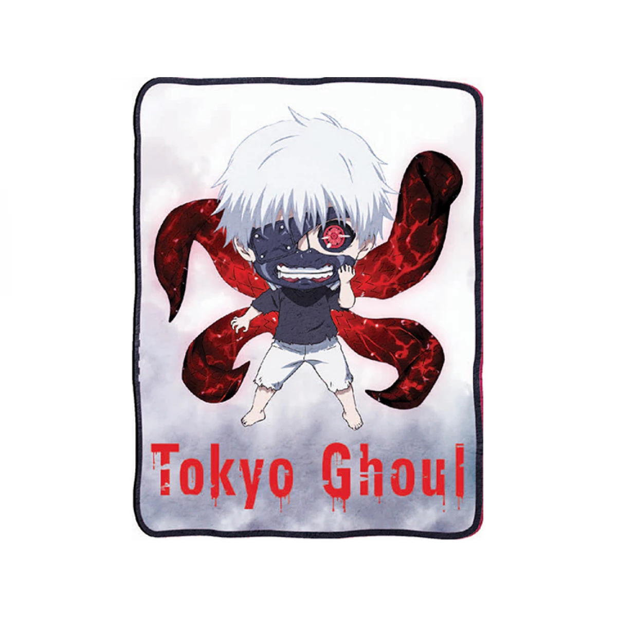 Tokyo Ghoul Chibi Ken Kaneki Fleece Throw