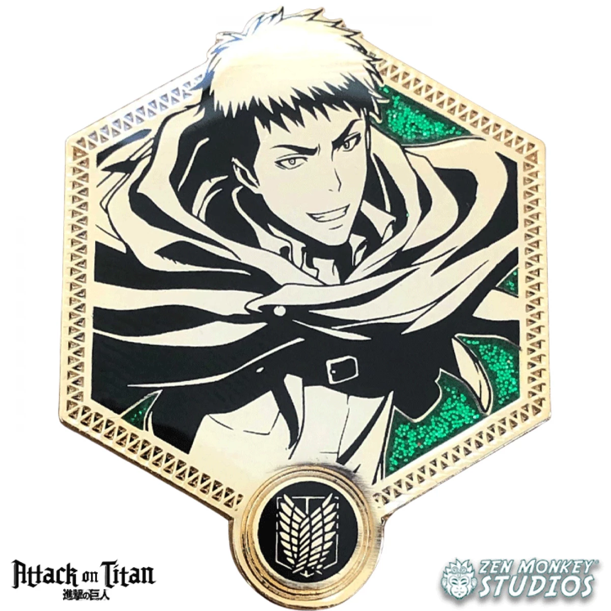 Attack on Titan Golden Jean Kirstein Enamel Pin