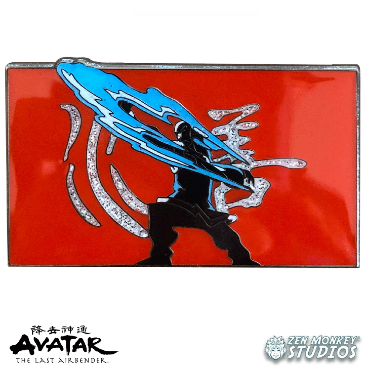 Avatar: The Last Airbender Waterbending Movement Intro Enamel Pin